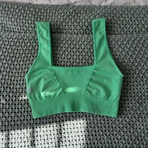 green free people movement sports bra